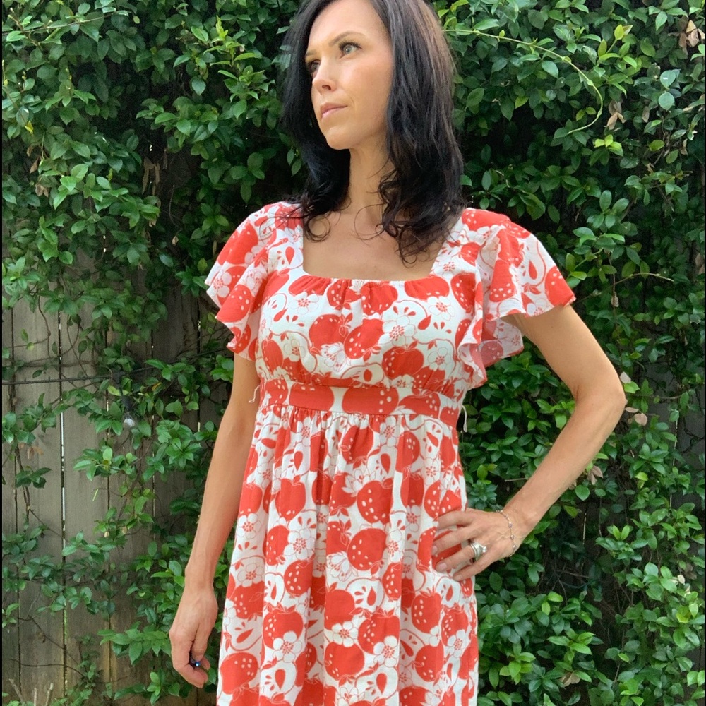 Pomegranate Mod Cloth Dress!